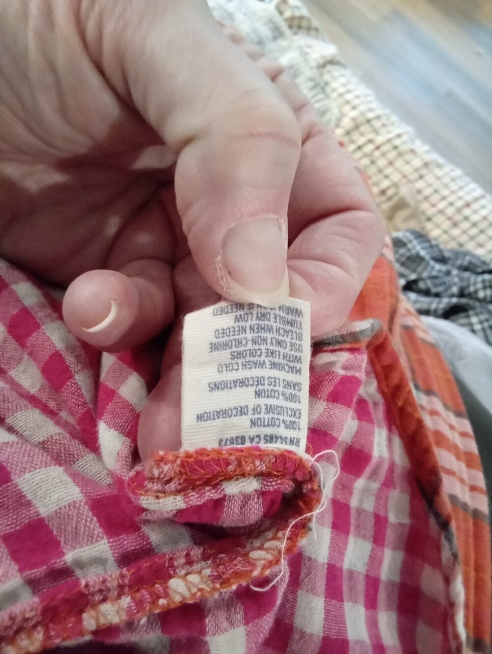 Vintage Y2K American Eagle Outfitters Sz 12 Orange Plaid Pear Snap Western Butto - Picture 9 of 16